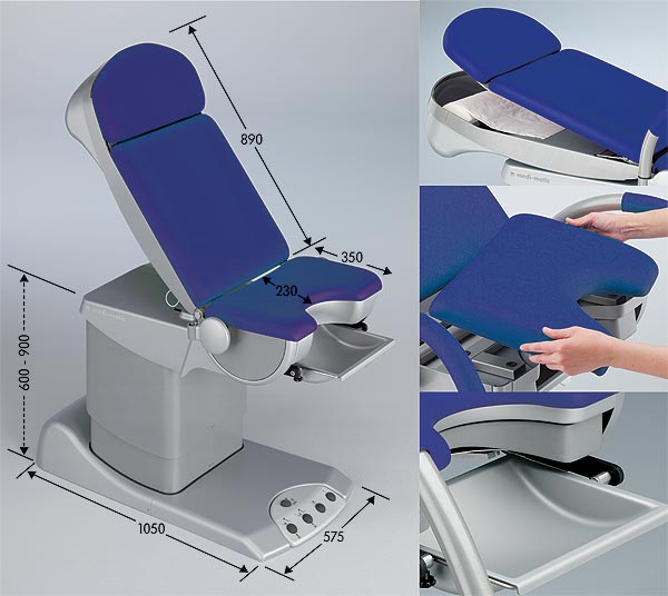 Урологическое кресло Schmitz Medi-Matic 115.755. Фотография 4. Медоборудование и медицинская техника  в интернет-магазине Новые Технологии.
